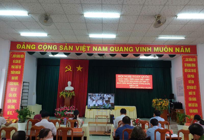 Hội nghị quán triệt, triển khai thực hiện Nghị quyết Hội nghị lần thứ 11 Ban Chấp hành Trung ương Đảng khóa XIII